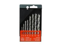 vrtáky do dřeva, sada 8ks, O 3-10mm, CrV