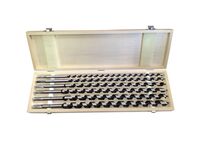 vrtáky hadovité do dřeva, sada 6ks, O 10-20x460mm