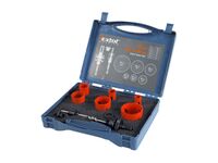 vrtáky korunkové, instalatérské, 6 průměrů O 19-57mm, HSS/Bi-metal