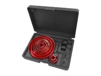 vrtáky vykružovací korunkové, 13průměrů O 19-127mm