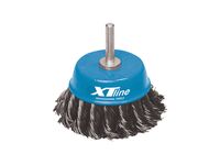 Kartáč hrnkový, copy, stopka 75 mm XTline