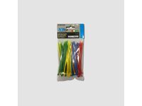 Vázací pásky 100x2,5mm, nylon, 100ks barevné