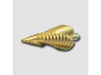 Vrták stupňovitý spirál.drážka HSS TiN 6-38mm krok 2