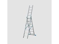 Žebřík 3x7  trojdílný hliníkový EU
