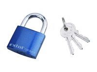 zámek visací litinový barevný, 50mm